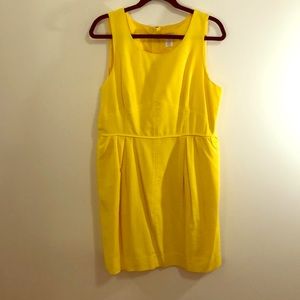 J.Crew Yellow Party Dress